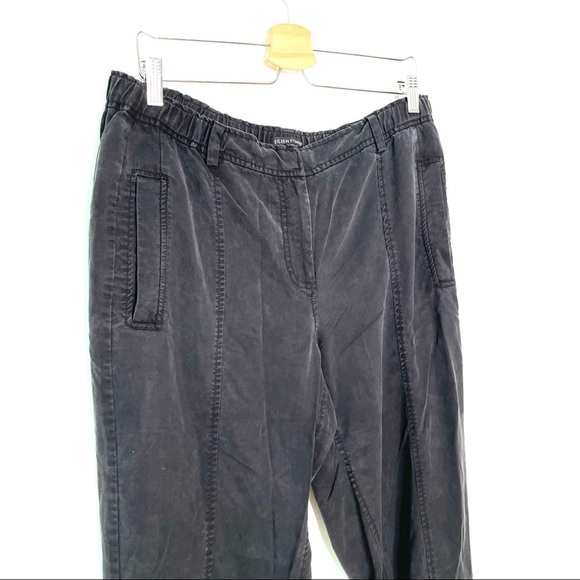 Eileen Fisher | Dark Gray Tencel Joggers - Picture 2 of 8